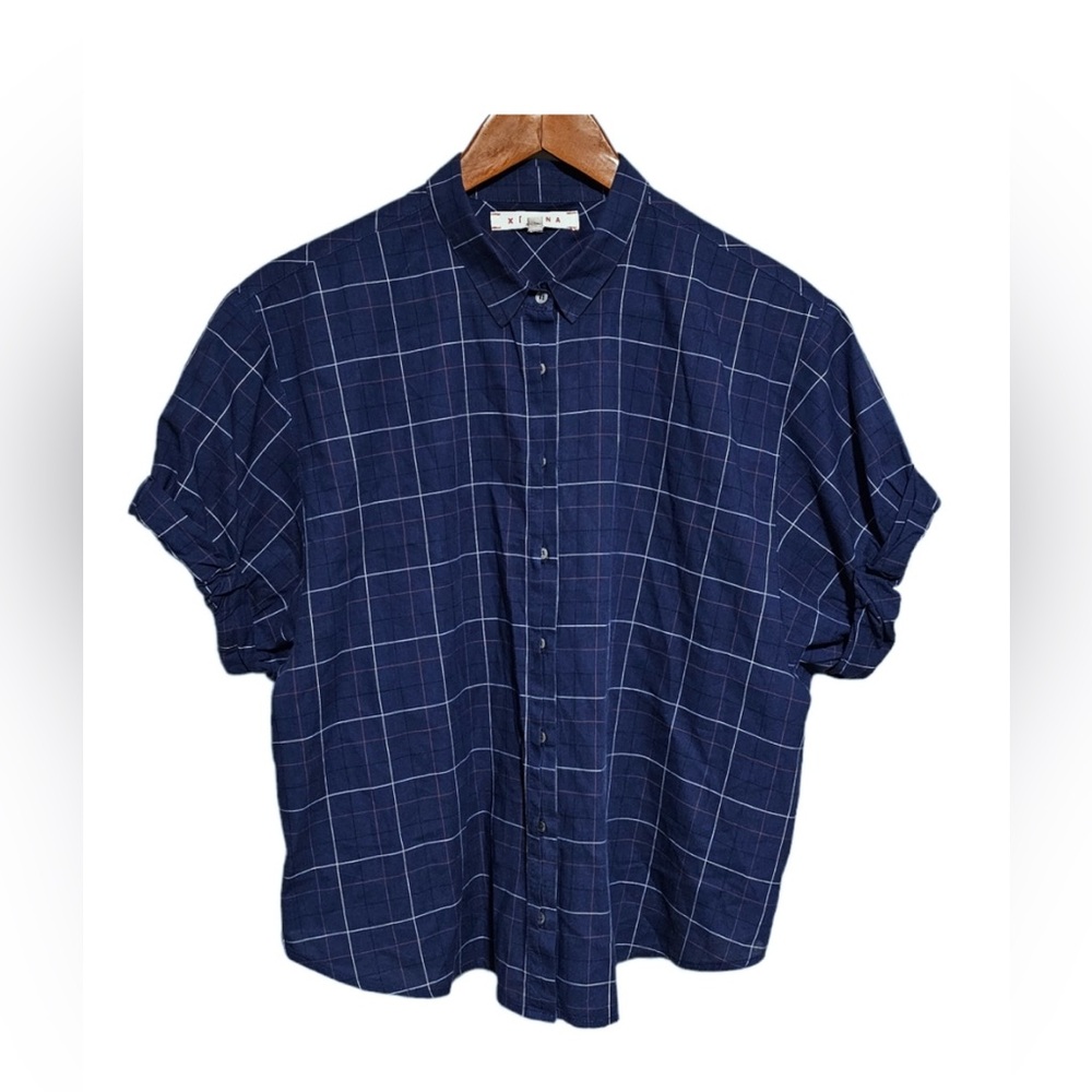 Xirena Chance Shirt in Riviera Blue Size Small